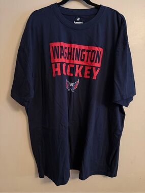 Fanatics Navy Cotton Tee with White Logo